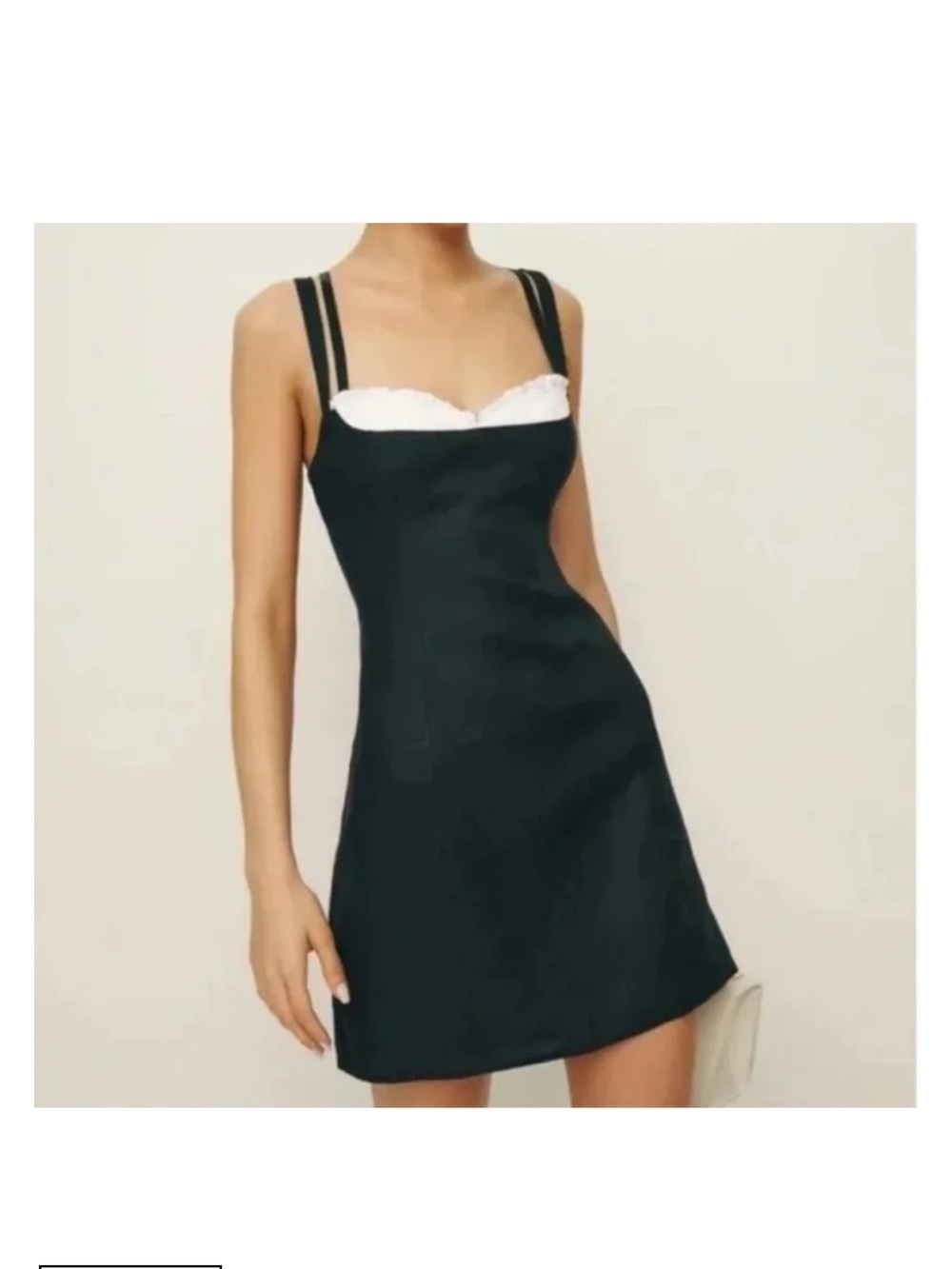 Reformation Lovella Linen Mini Dress